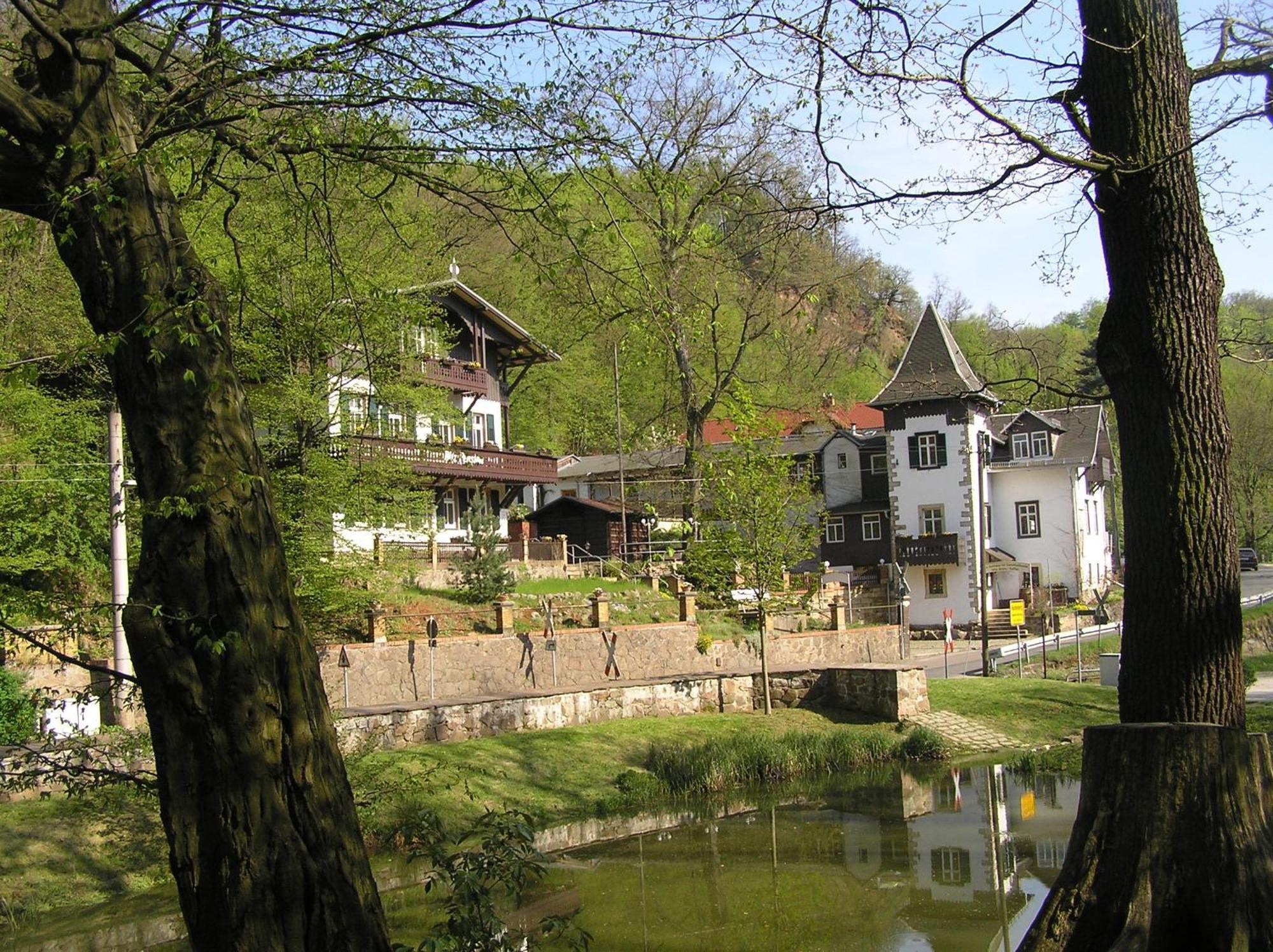 Hotel Bilz-Pension Radebeul Exterior foto